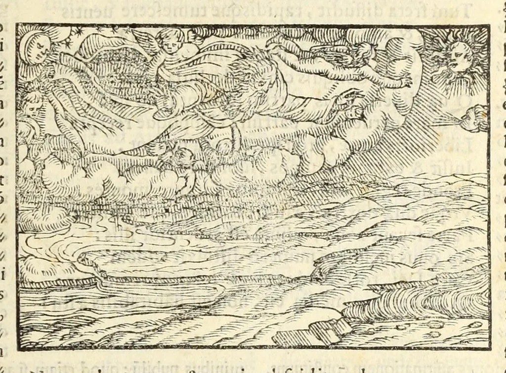 An illustration from P. Ouidij Nasonis Metamorphoseon libri XV, 1565, leaf 27