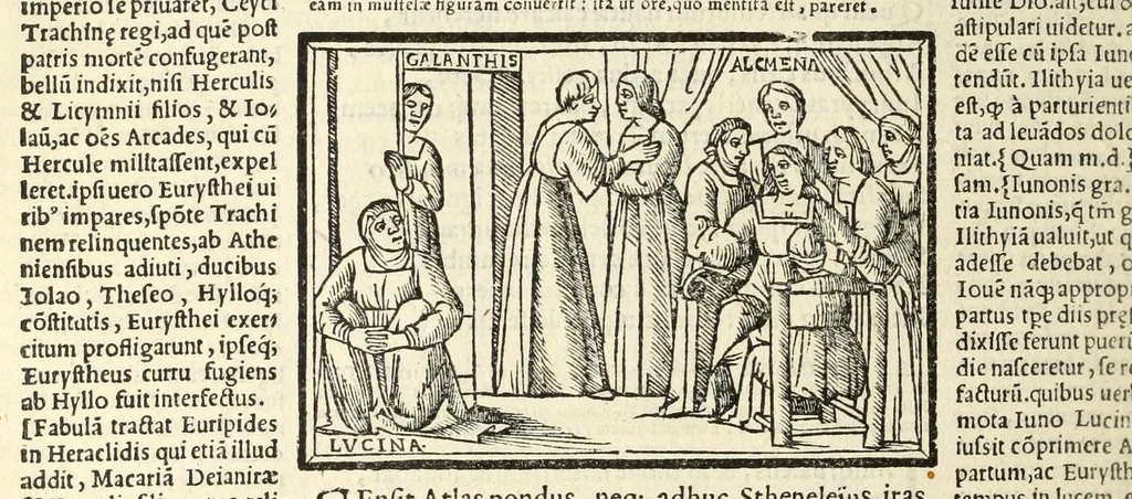 An illustration from P. Ouidij Nasonis Metamorphoseon libri XV, 1565, leaf 282
