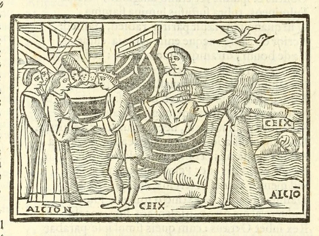 An illustration from P. Ouidij Nasonis Metamorphoseon libri XV, 1565, leaf 332