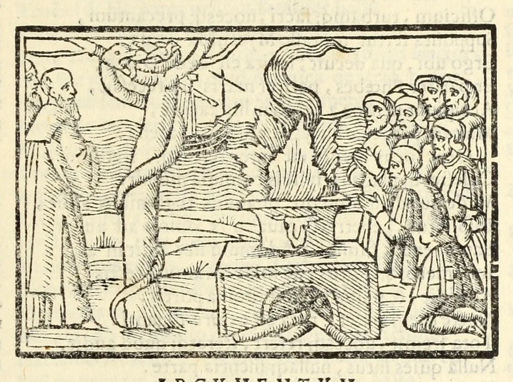 An illustration from P. Ouidij Nasonis Metamorphoseon libri XV, 1565, leaf 341