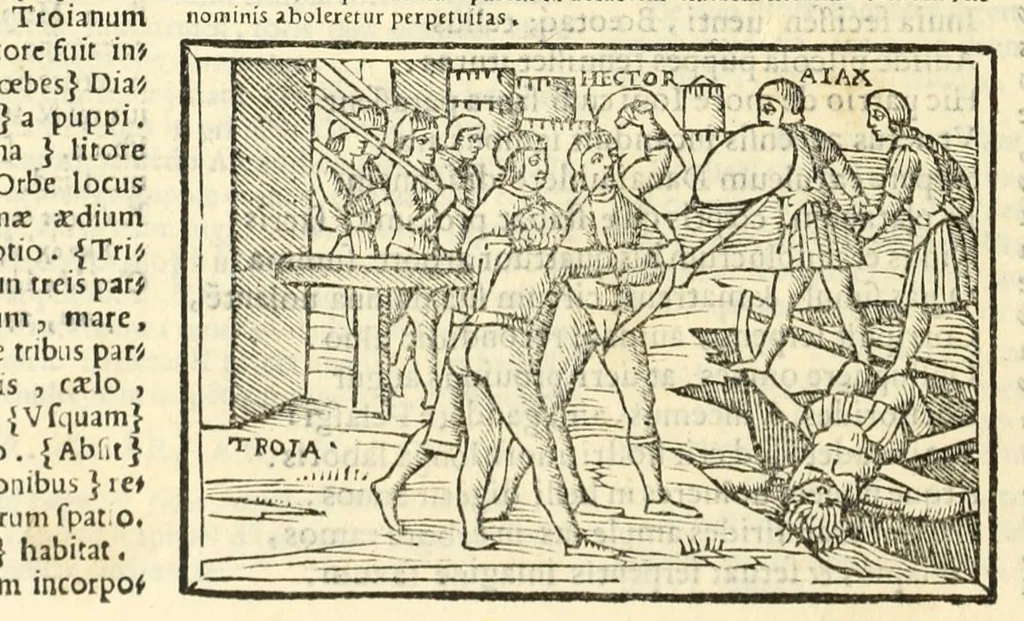 An illustration from P. Ouidij Nasonis Metamorphoseon libri XV, 1565, leaf 342