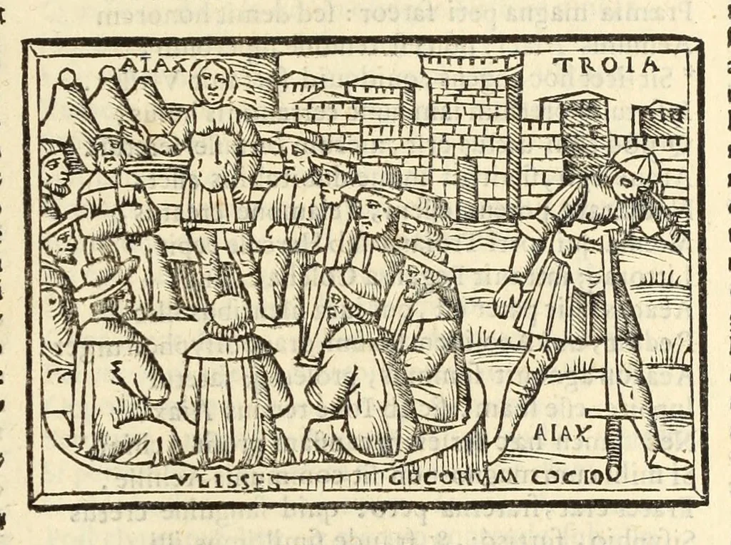 An illustration from P. Ouidij Nasonis Metamorphoseon libri XV, 1565, leaf 361
