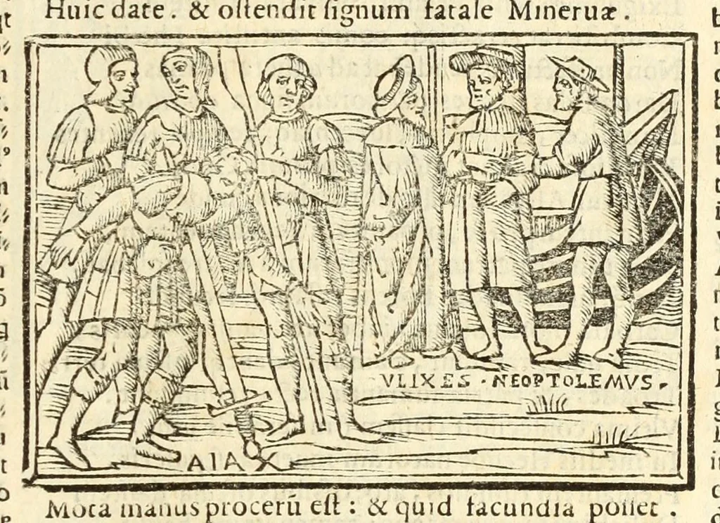 An illustration from P. Ouidij Nasonis Metamorphoseon libri XV, 1565, leaf 371