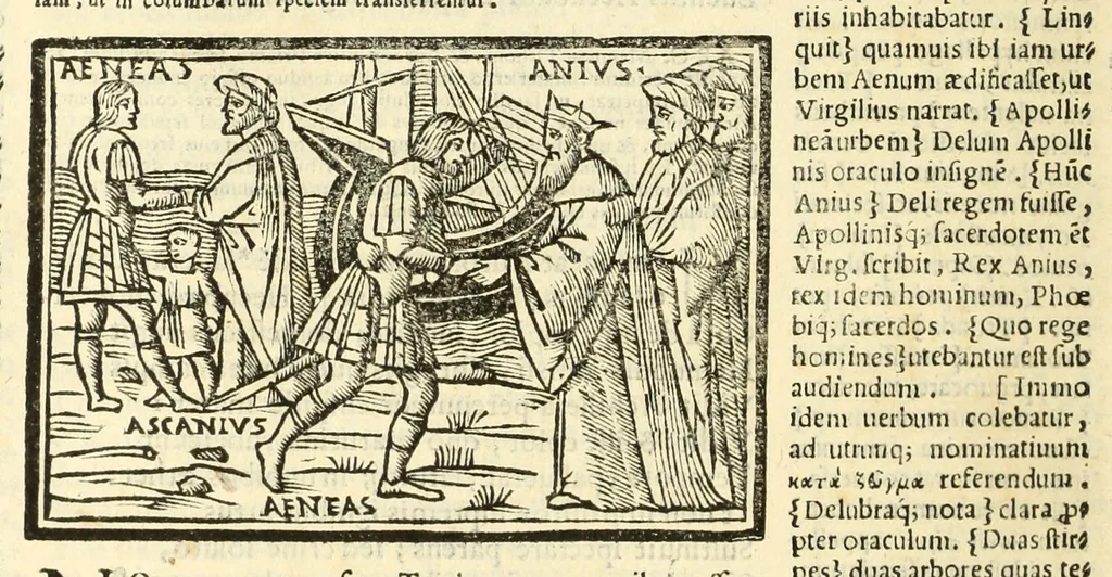 An illustration from P. Ouidij Nasonis Metamorphoseon libri XV, 1565, leaf 376