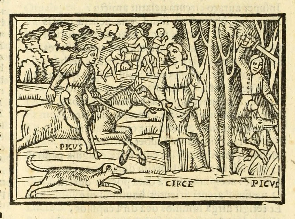 An illustration from P. Ouidij Nasonis Metamorphoseon libri XV, 1565, leaf 398