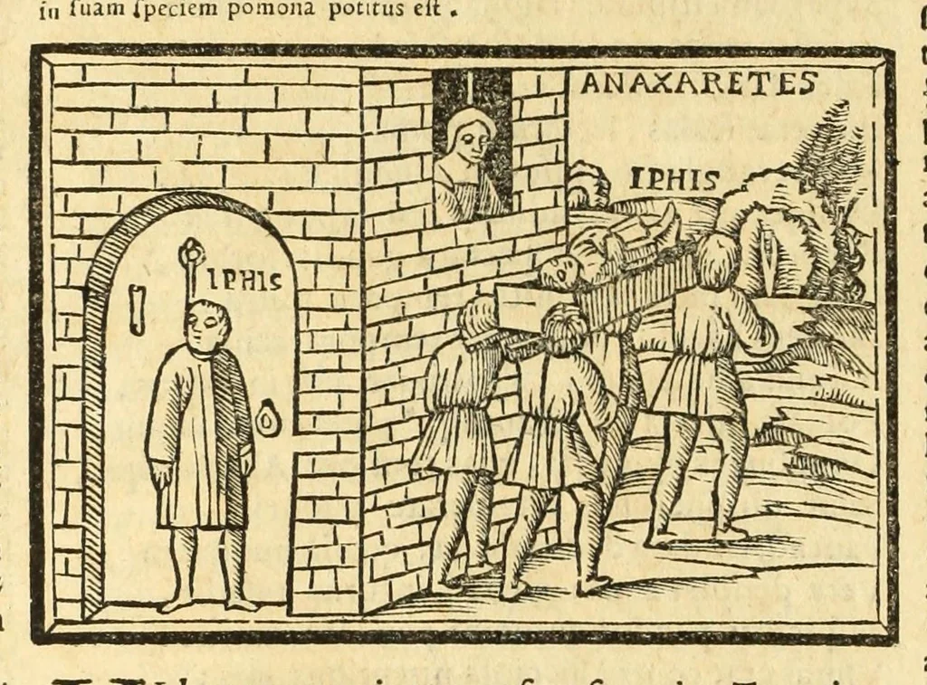 An illustration from P. Ouidij Nasonis Metamorphoseon libri XV, 1565, leaf 408