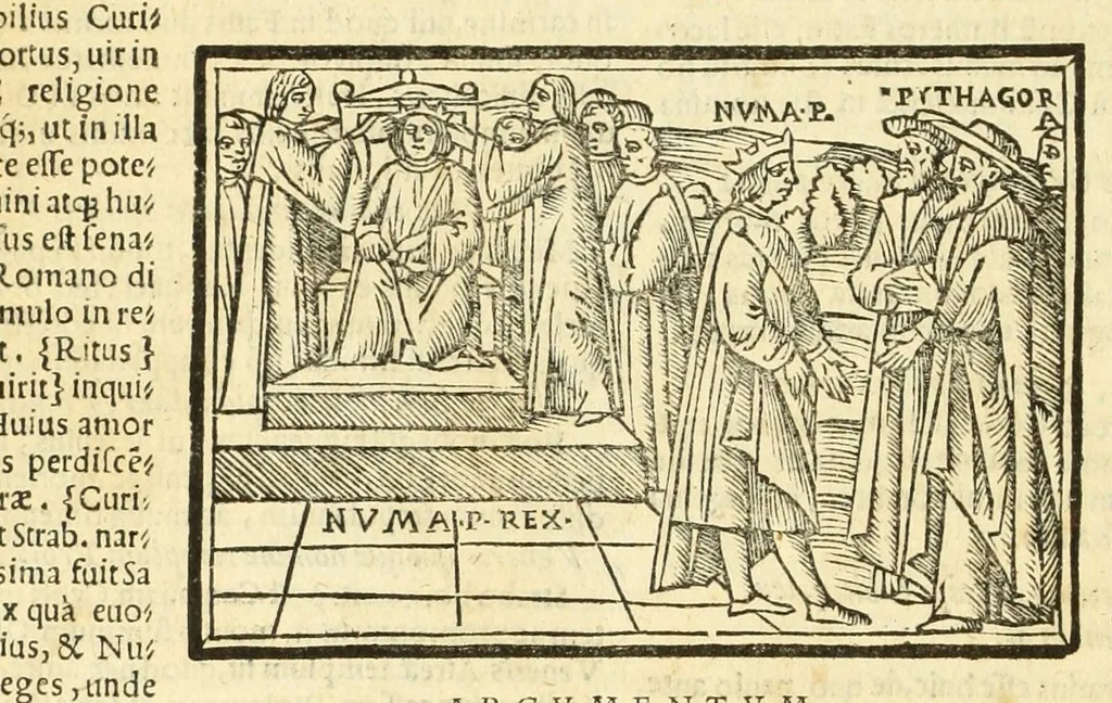 An illustration from P. Ouidij Nasonis Metamorphoseon libri XV, 1565, leaf 414