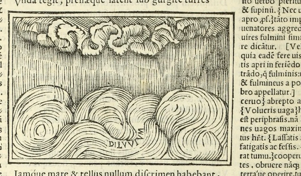 An illustration from P. Ouidij Nasonis Metamorphoseon libri XV, 1565, leaf 48