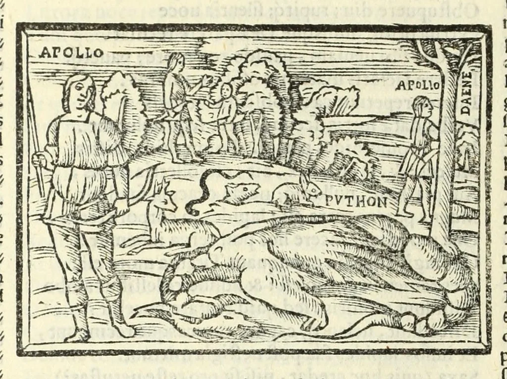 An illustration from P. Ouidij Nasonis Metamorphoseon libri XV, 1565, leaf 56