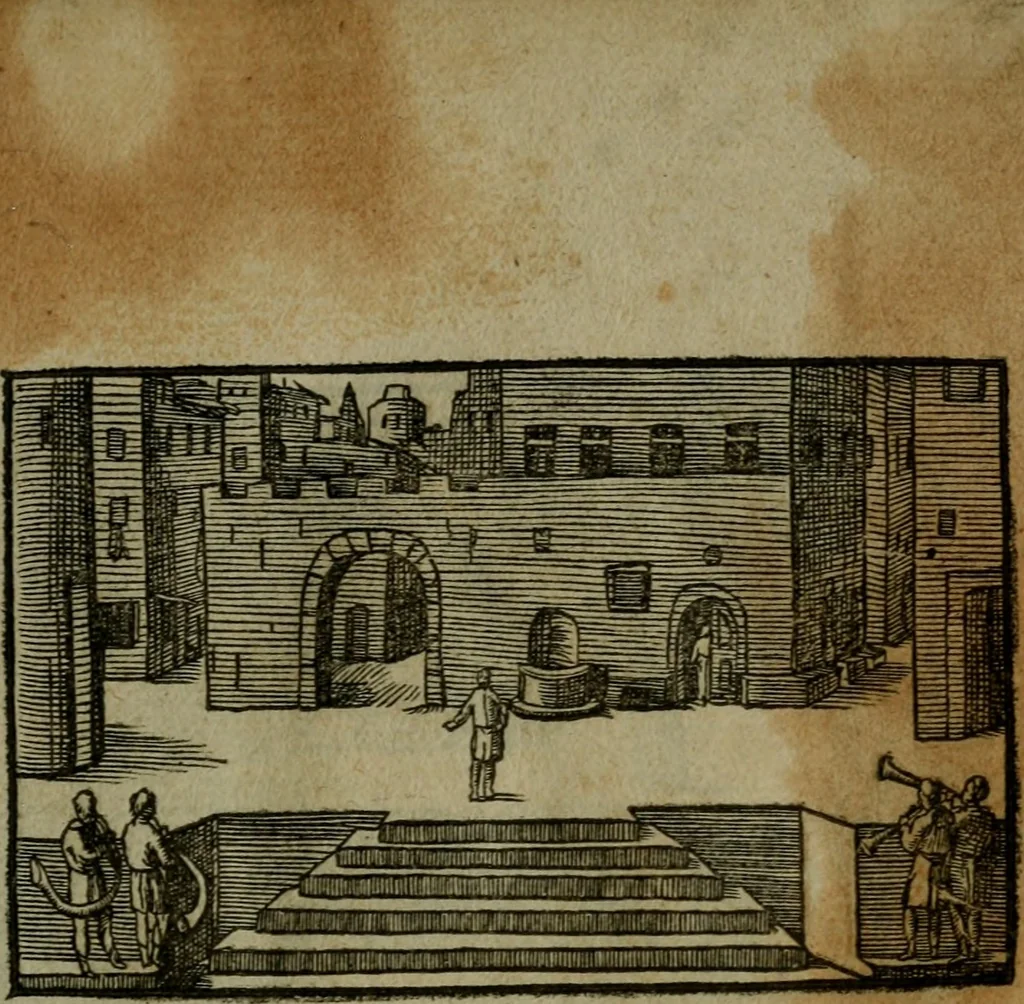 An illustration from Povrtraits divers, 1557, leaf 10