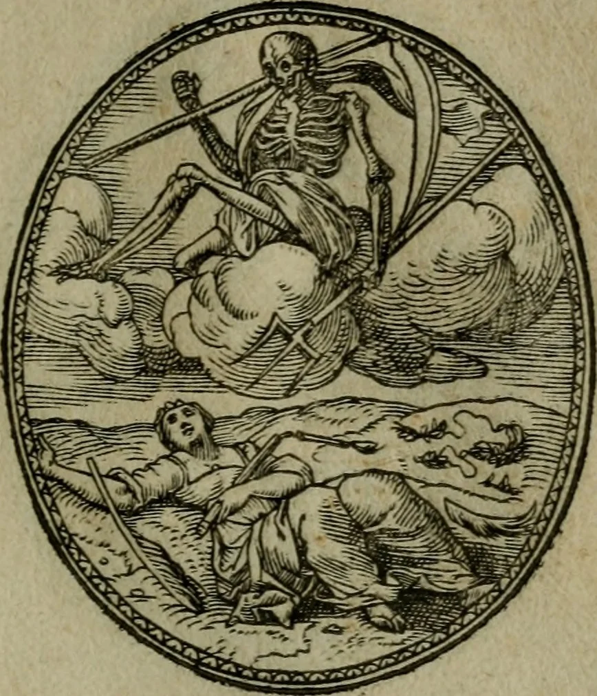 An illustration from Povrtraits divers, 1557, leaf 104