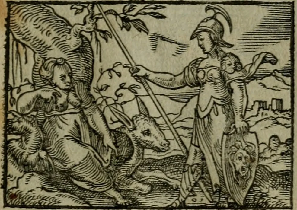 An illustration from Povrtraits divers, 1557, leaf 114