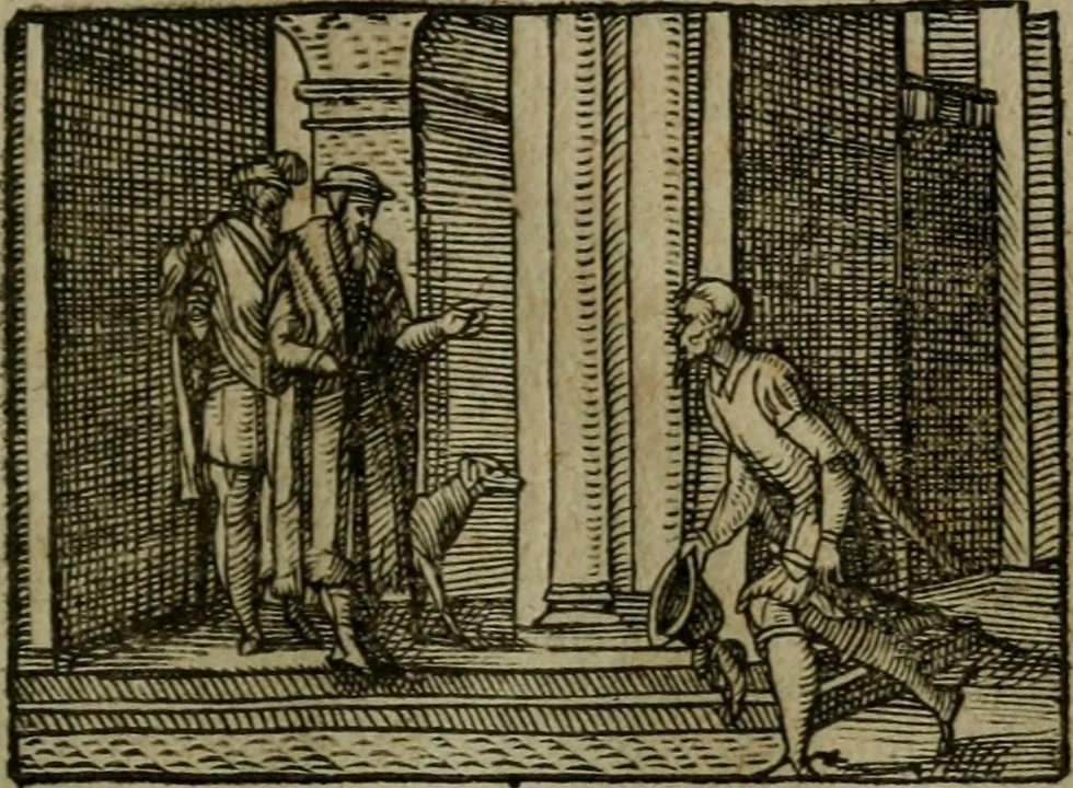 An illustration from Povrtraits divers, 1557, leaf 118