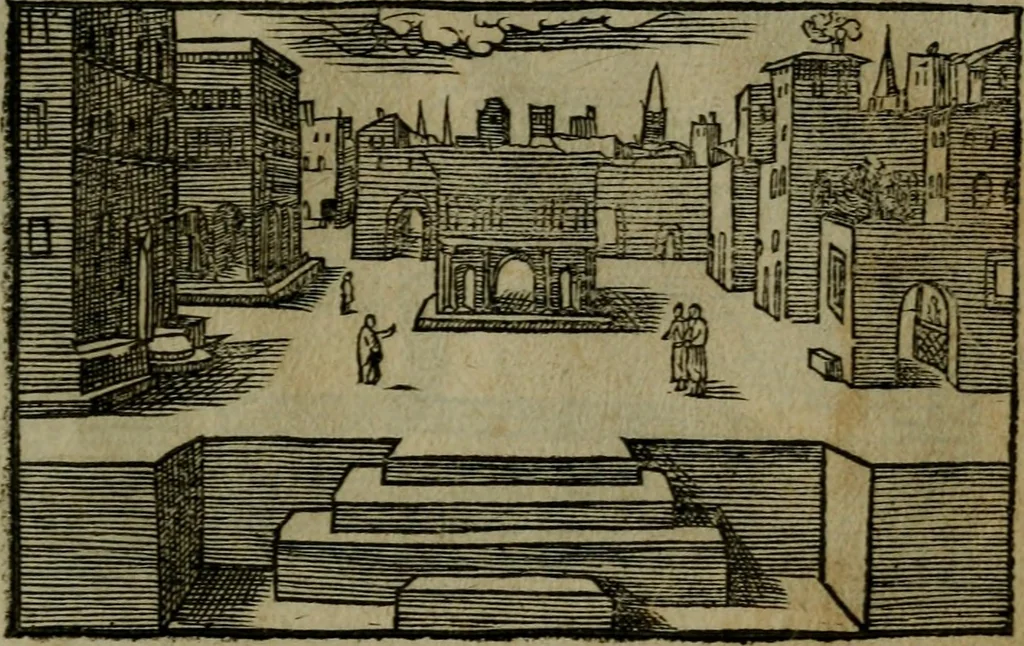 An illustration from Povrtraits divers, 1557, leaf 16