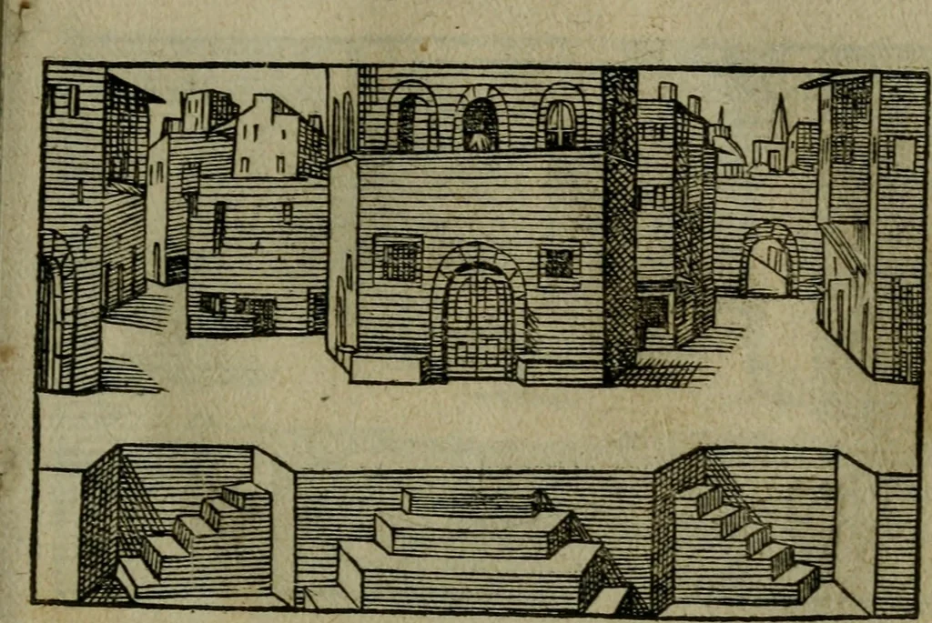 An illustration from Povrtraits divers, 1557, leaf 24