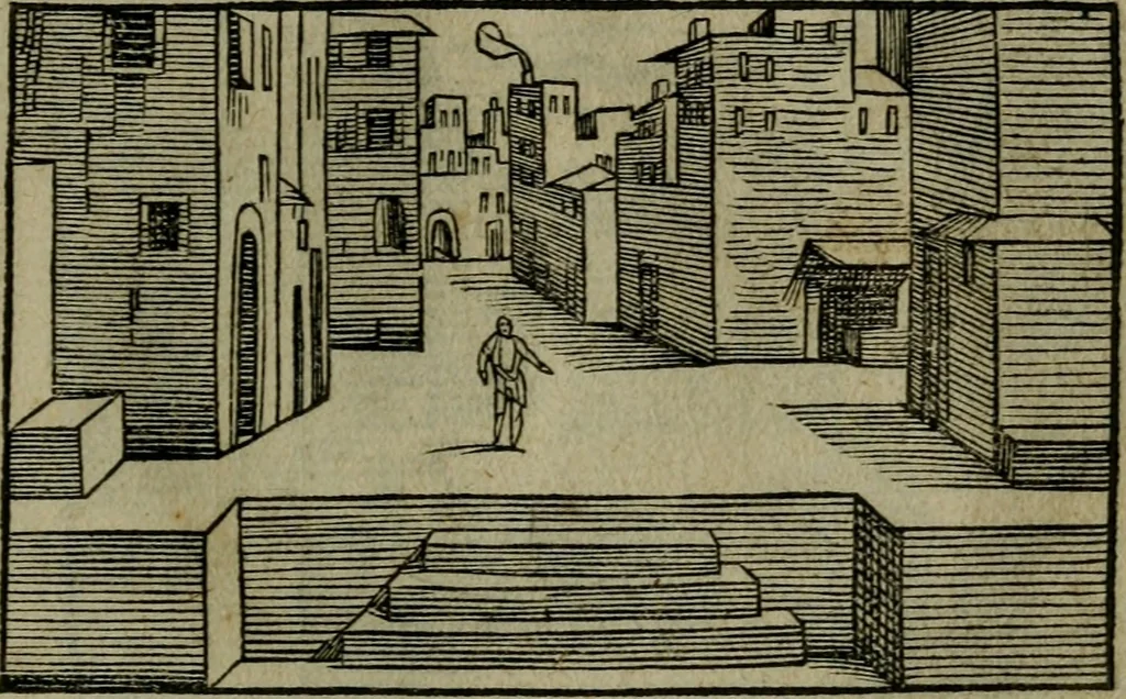 An illustration from Povrtraits divers, 1557, leaf 28