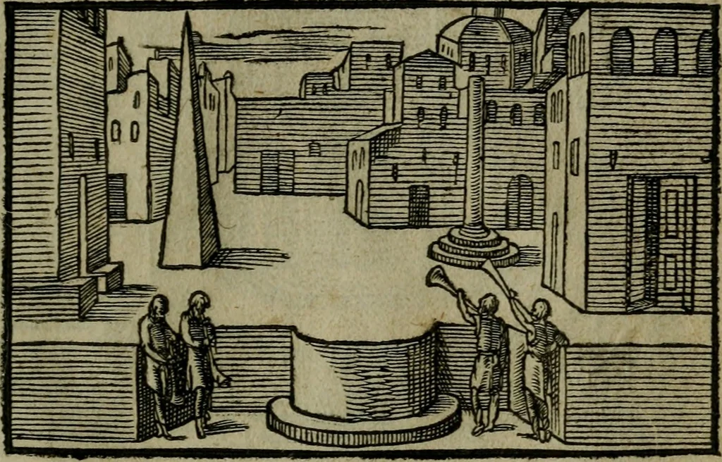 An illustration from Povrtraits divers, 1557, leaf 32