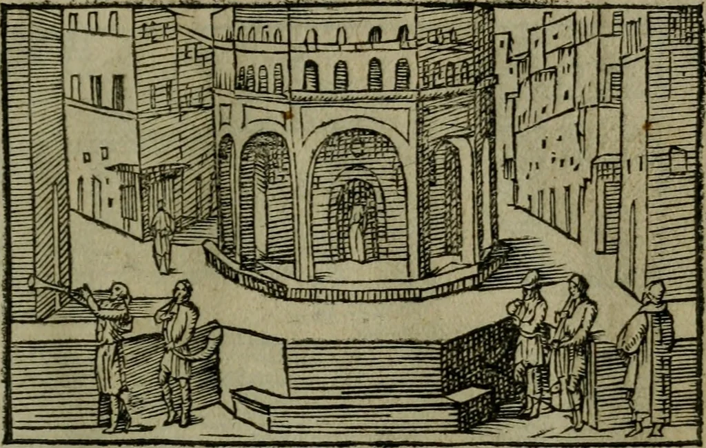 An illustration from Povrtraits divers, 1557, leaf 34