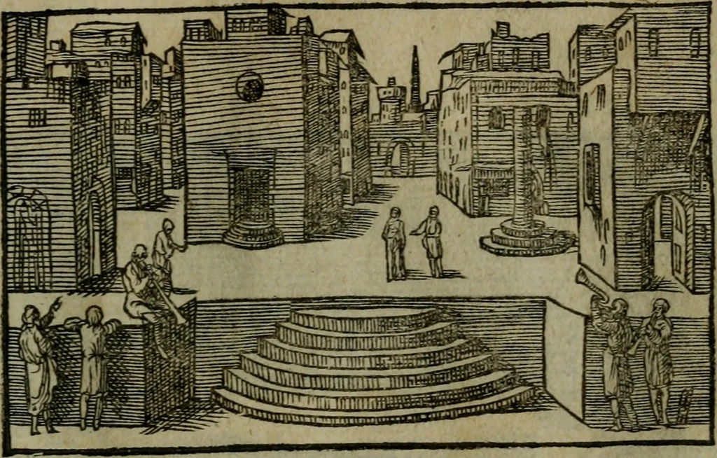 An illustration from Povrtraits divers, 1557, leaf 38