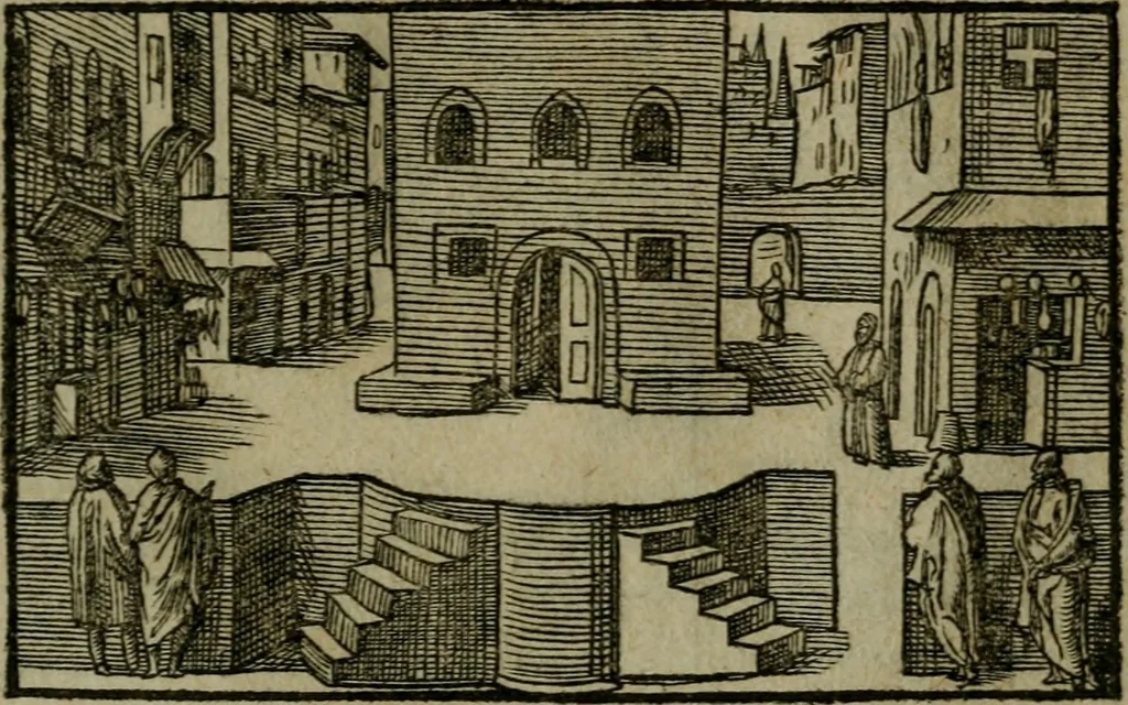 An illustration from Povrtraits divers, 1557, leaf 40