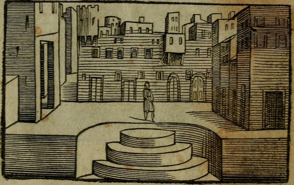 An illustration from Povrtraits divers, 1557, leaf 6