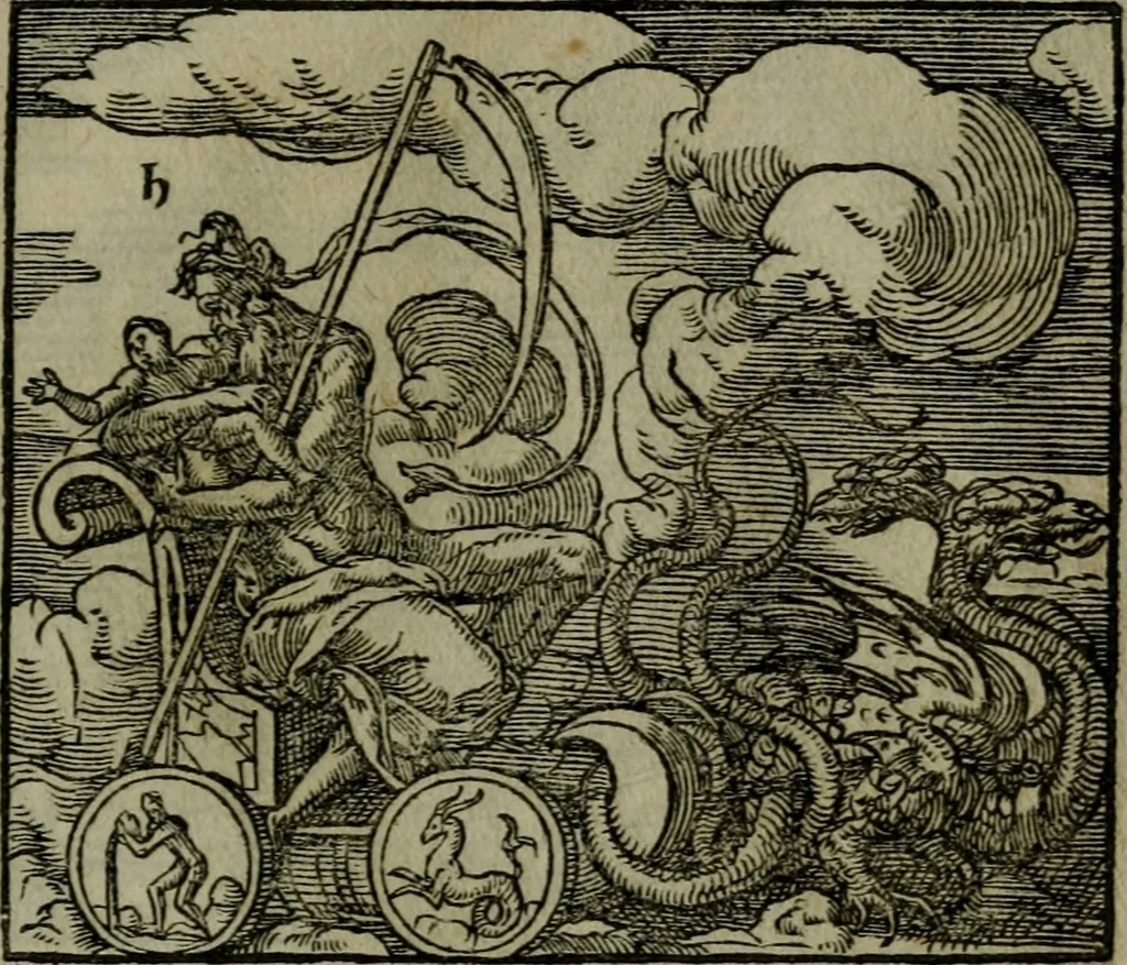 An illustration from Povrtraits divers, 1557, leaf 64