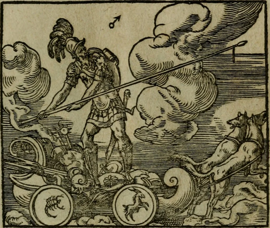 An illustration from Povrtraits divers, 1557, leaf 74