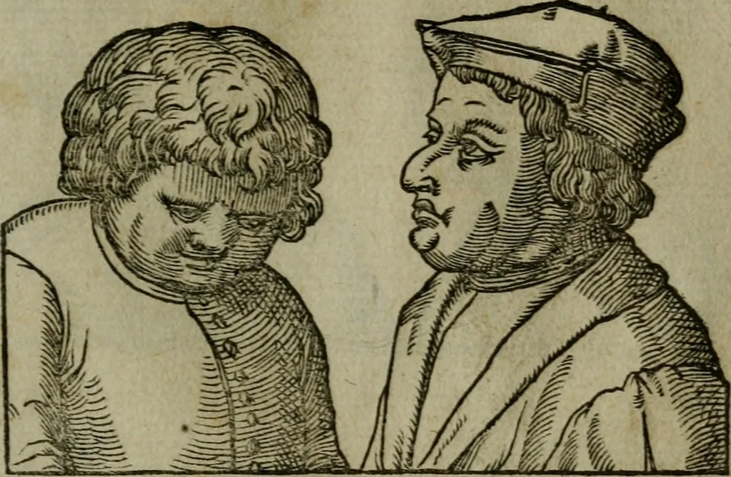 An illustration from Povrtraits divers, 1557, leaf 78