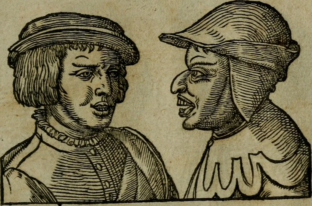 An illustration from Povrtraits divers, 1557, leaf 80