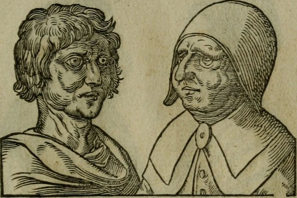 An illustration from Povrtraits divers, 1557, leaf 88