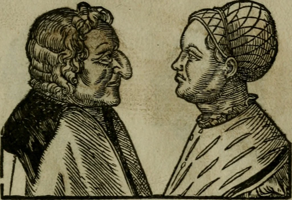 An illustration from Povrtraits divers, 1557, leaf 90