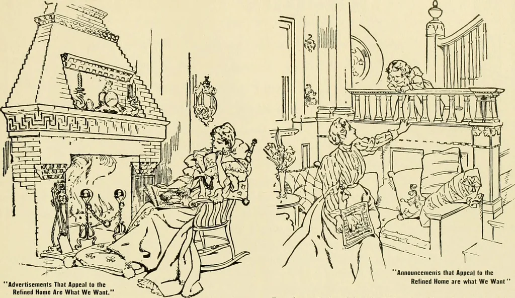 An illustration from Powell's practical advertiser : a practical work for advertising writers and business men, with instruction on planning, preparing, placing and managing modern publicity, 1905, leaf 146