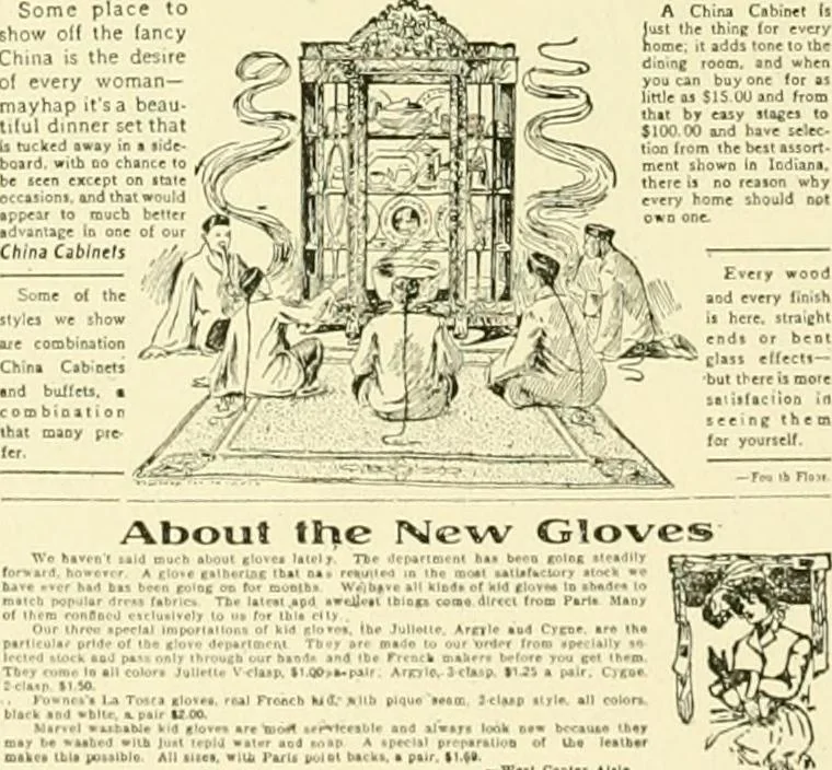 An illustration from Powell's practical advertiser : a practical work for advertising writers and business men, with instruction on planning, preparing, placing and managing modern publicity, 1905, leaf 85