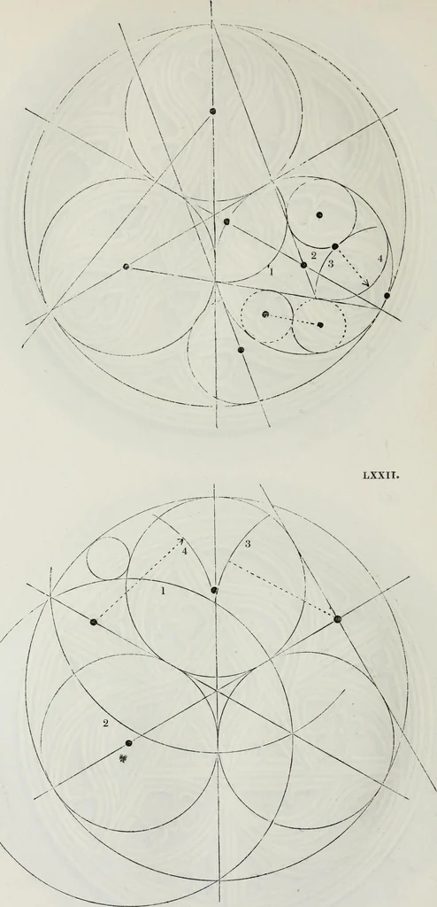 An illustration from The power of form applied to geometric tracery : one hundred designs and their foundations resulting from one diagram, 1851, leaf 101