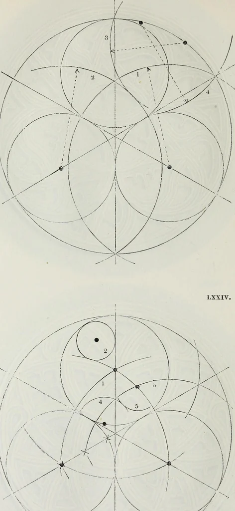 An illustration from The power of form applied to geometric tracery : one hundred designs and their foundations resulting from one diagram, 1851, leaf 103