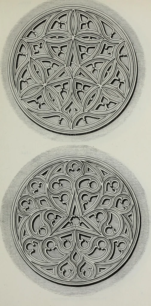 An illustration from The power of form applied to geometric tracery : one hundred designs and their foundations resulting from one diagram, 1851, leaf 108
