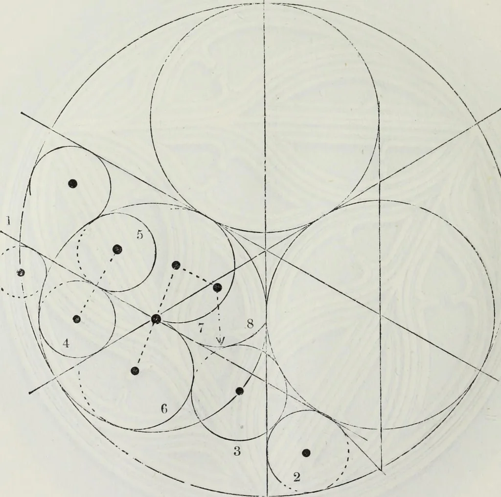 An illustration from The power of form applied to geometric tracery : one hundred designs and their foundations resulting from one diagram, 1851, leaf 113
