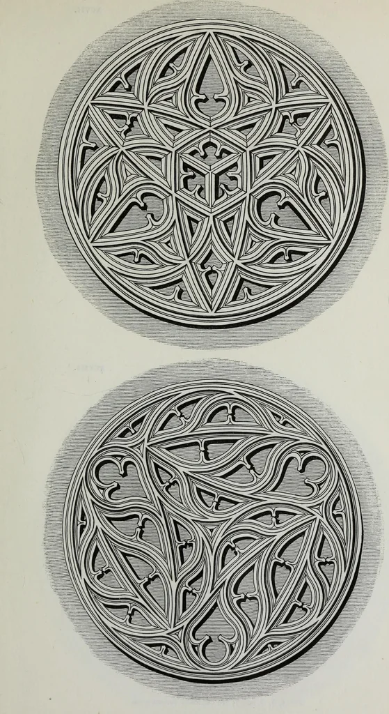 An illustration from The power of form applied to geometric tracery : one hundred designs and their foundations resulting from one diagram, 1851, leaf 126