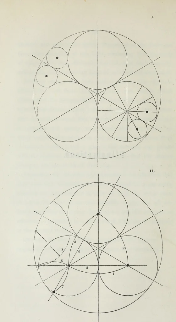 An illustration from The power of form applied to geometric tracery : one hundred designs and their foundations resulting from one diagram, 1851, leaf 31