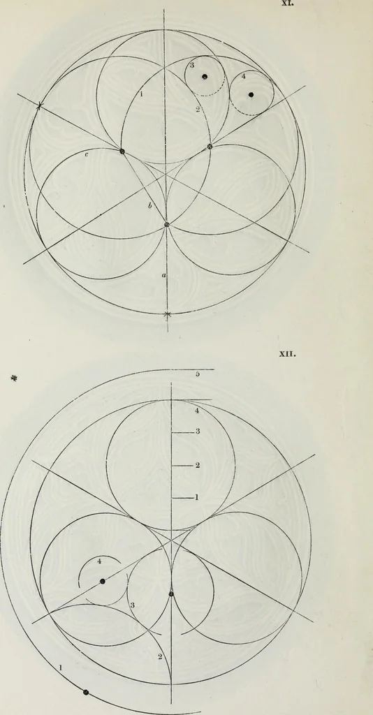 An illustration from The power of form applied to geometric tracery : one hundred designs and their foundations resulting from one diagram, 1851, leaf 41