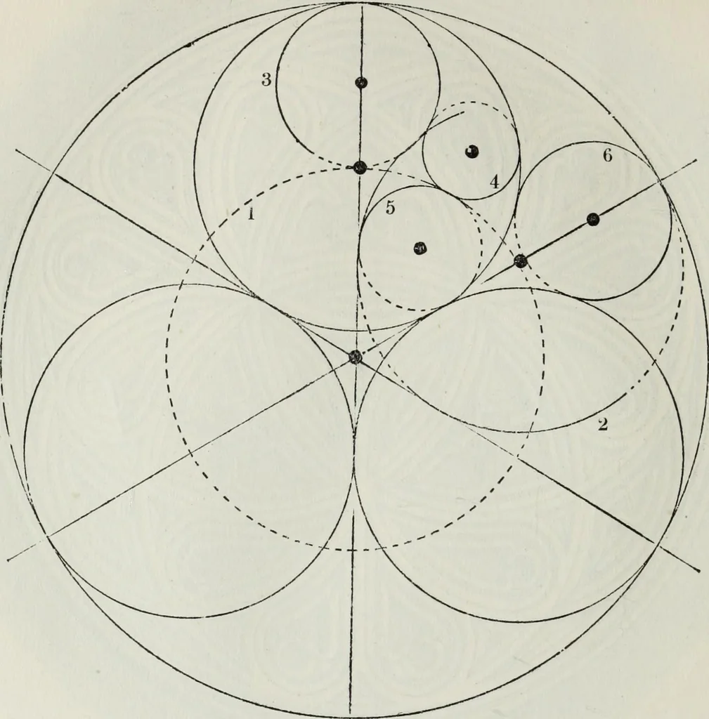 An illustration from The power of form applied to geometric tracery : one hundred designs and their foundations resulting from one diagram, 1851, leaf 43
