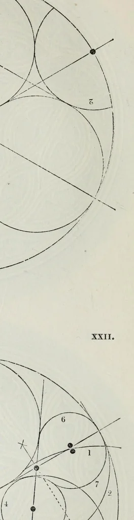 An illustration from The power of form applied to geometric tracery : one hundred designs and their foundations resulting from one diagram, 1851, leaf 51