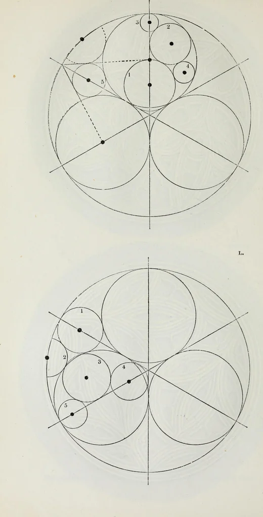 An illustration from The power of form applied to geometric tracery : one hundred designs and their foundations resulting from one diagram, 1851, leaf 79