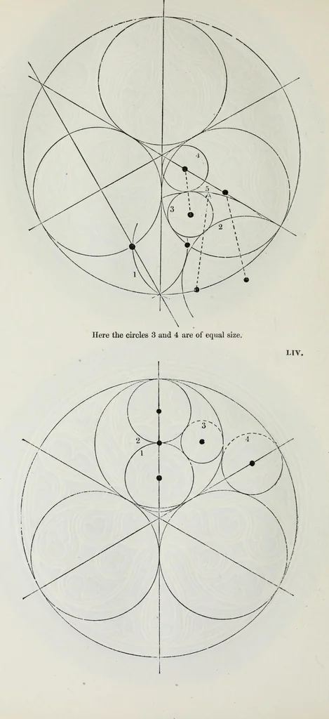 An illustration from The power of form applied to geometric tracery : one hundred designs and their foundations resulting from one diagram, 1851, leaf 83