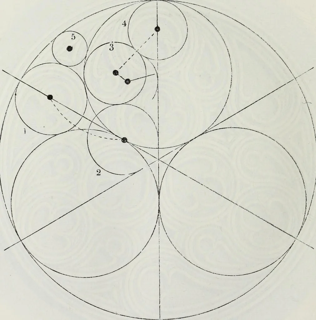An illustration from The power of form applied to geometric tracery : one hundred designs and their foundations resulting from one diagram, 1851, leaf 85