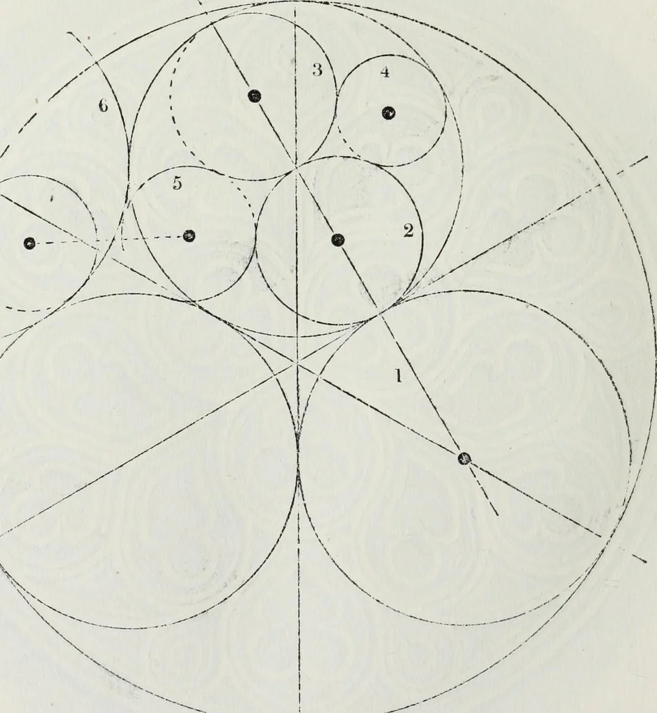 An illustration from The power of form applied to geometric tracery : one hundred designs and their foundations resulting from one diagram, 1851, leaf 87