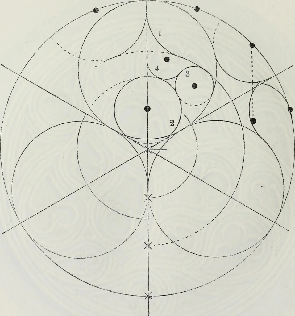 An illustration from The power of form applied to geometric tracery : one hundred designs and their foundations resulting from one diagram, 1851, leaf 89