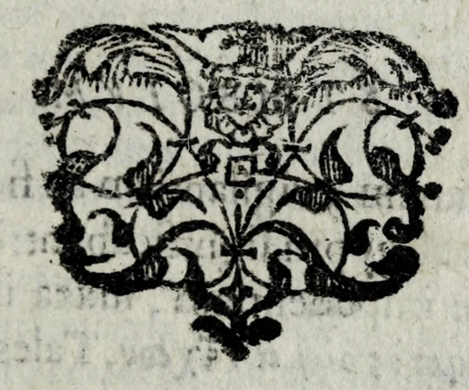 An illustration from P. P. Ioan Vincartii gallobelgæ insulani e Societate Iesv Sacrarvm heroidvm epistolæ, 1673, leaf 185