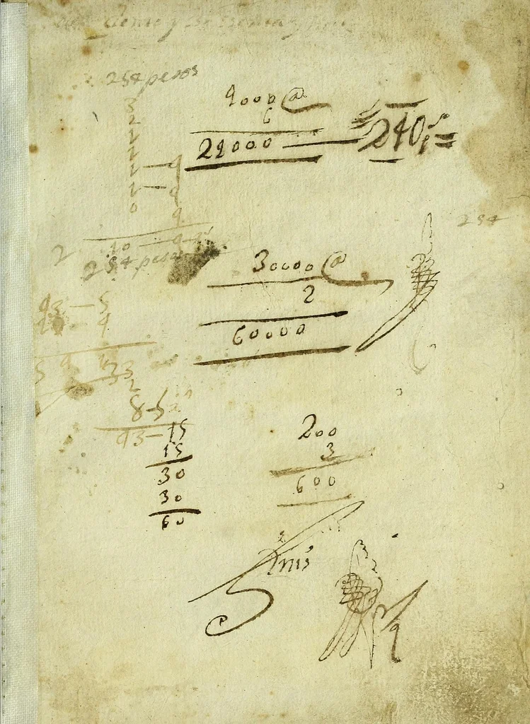 An illustration from Practica de visitas, y residencias apropriada a los Reynos del Perù. y deducida de loque en ellos se estila ... que con devoto rendimiento consagra a la Virgen Sanctissima ensu sancta casa de Loreto .., 1646, leaf 3
