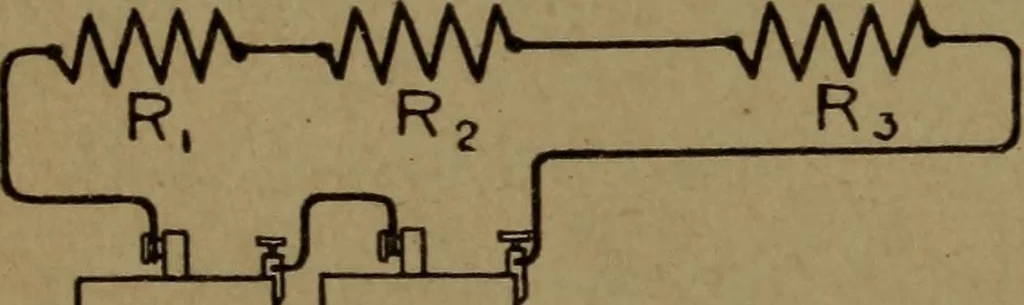 An illustration from Practical applied electricity; a book in plain English, for the practical man. Theory, practical applications and examples, 1911, leaf 45
